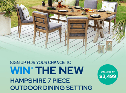 Win a Hampshire 7 Piece Outdoor Dining Setting
