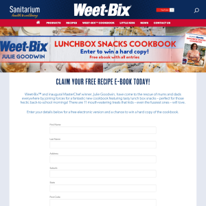 Win a hard copy of Lunchbox Snacks Cookbook