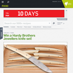 Win a Hardy Brothers Jewellers knife set!
