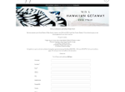 Win a Hawaiian getaway for 2!