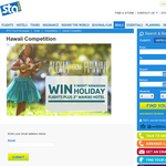 Win a Hawaiin Holiday including flights & accommodation!