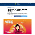 Win a He Named Me Malala Prize Pack - National Geographic TV