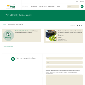 Win a Healthy Cuisines prize