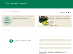 Win a Healthy Cuisines prize