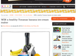 Win a healthy Yonanas banana ice-cream maker!