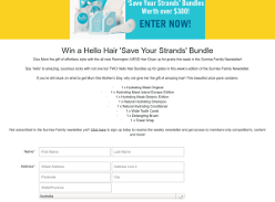 Win a Hello Hair 'Save Your Strands' Bundle