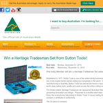 Win a Heritage Tradesman Set from Sutton Tools!