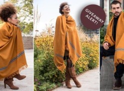 Win a 'His or Hers' Likemary Multi-use Handmade Merino Wool Blanket Scarf