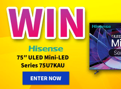 Win a Hisense 75? ULED Mini-LED Series TV