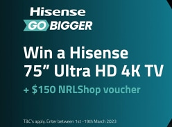 Win a Hisense 75