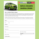 Win a Holden Barina Spark!