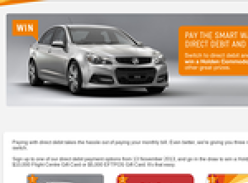 Win a Holden Commodore SV6, a $10,000 'Flight Centre' gift card or a $5,000 Eftpos gift card! (Telstra Customers ONLY)