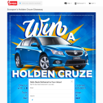 Win a Holden Cruze!