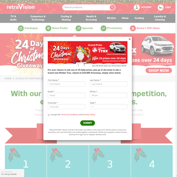 Win a Holden Trax Car & More