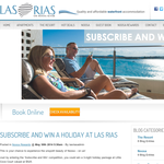 Win a Holiday at Las Rias - Las Rias