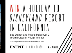 Win a Holiday for 4 to Disneyland Resort in California