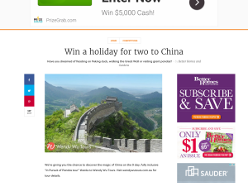 Win a holiday for two to China with Wendy Wu Tours