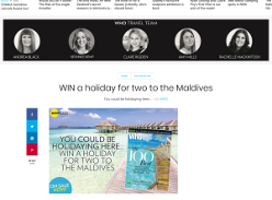 Win a holiday for two to the Maldives