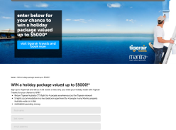 Win a holiday package valued up to $5,000!