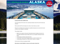 Win a Holiday to Alaska for Two People with a value of $9,830