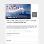 Win a holiday to Antarctica valued at over $42,000!