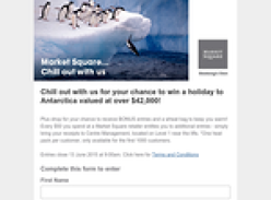 Win a holiday to Antarctica valued at over $42,000!