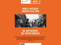 Win a holiday worth $10,000!