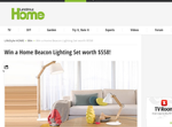 Win a Home Beacon Lighting set valued at $558!