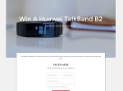 Win a Huawei Talkband B2!
