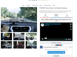 Win a HUDWAY Glass Heads-Up Display for your car!