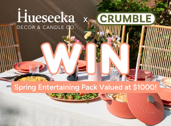 Win a Hueseeka & Crumble Entertaining Pack