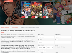 Win a HUGE animation prize pack