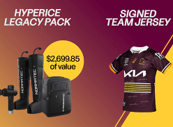 Win a Hyperice Legacy Pack and a Signed Brisbane Broncos Jersey