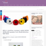 Win a Intuitive, compact, stylish Wow Wireless speaker - Work At Home Mums