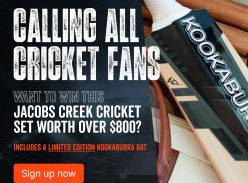 Win a Jacob's Creek Cricket Pack