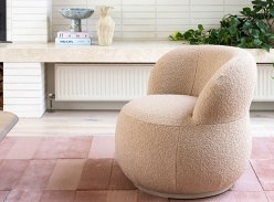 Win a Jardan Joy Swivel Armchair in Luna Fabric