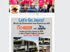 Win a Jayco Hawk Outback Camper valued at over $26,000!