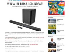 Win A JBL Bar 3.1 Soundbar