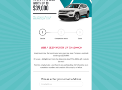 Win a Jeep Car & Lots More