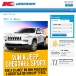 Win a Jeep Cherokee Sport!