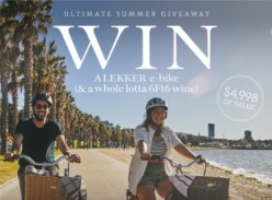 Win a Jordaan+ Ebike and 60 Bottles of Wine or Other Minor Prizes