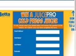 Win a JuicePro Cold Press Juicer