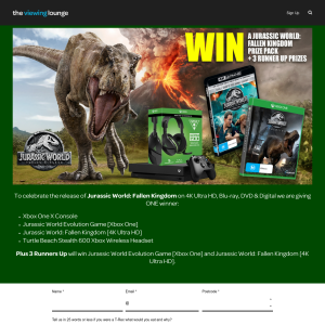 Win a Jurassic World: Fallen Kingdom Prize Packs