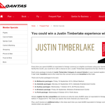 Win a Justin Timberlake experience for 2!