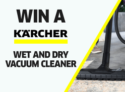Win a Kärcher WD 5 Premium High Volume Wet and Dry Vacuum Cleaner Prize Pack