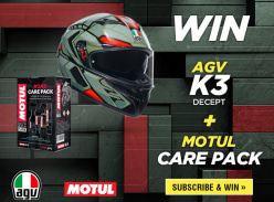 Win a K3 Decept Helmet with a Motul Care Pack