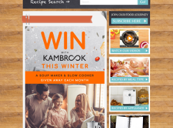 Win a Kambrook Soup Maker or Slow Cooker