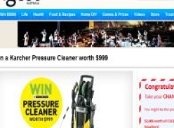 Win a Karcher Pressure Cleaner!