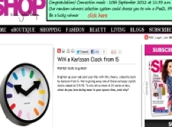 Win a Karlsson Clock from IS