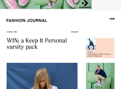 Win a Keep It Personal varsity pack